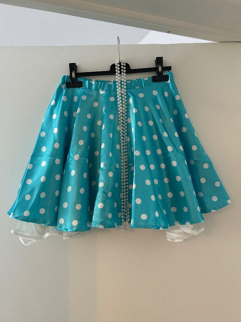 Verkleed kleding - Grease rokje, Vêtements | Femmes, Costumes de carnaval & Vêtements de fête, Enlèvement, Comme neuf, Taille 34 (XS) ou plus petite