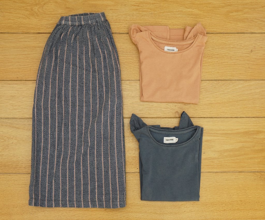 midi rok & shirt filou and friends, 9 jaar, Enfants & Bébés, Vêtements enfant | Taille 134, Enlèvement ou Envoi, Ensemble, Comme neuf