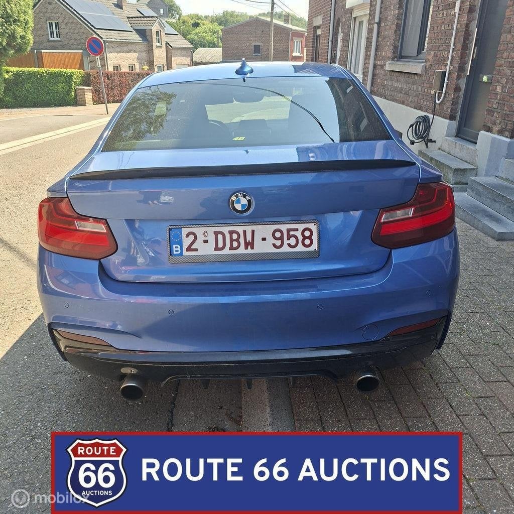 BMW 218i | 2015 | Route 66 Auctions, Auto's, BMW, Gebruikt, 2 Reeks, Zwart, Bedrijf