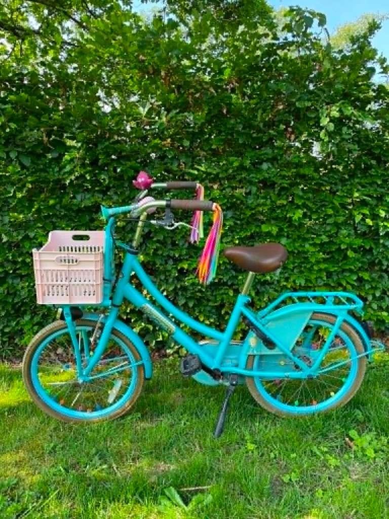 Meisjesfiets POPAL, Fietsen en Brommers, Ophalen, Terugtraprem, Gebruikt, Handrem