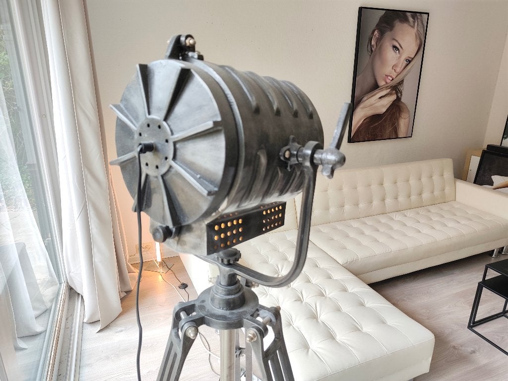 Lampe cinema Bollywood, Enlèvement, E27 (grand), Métal, Avec interrupteur