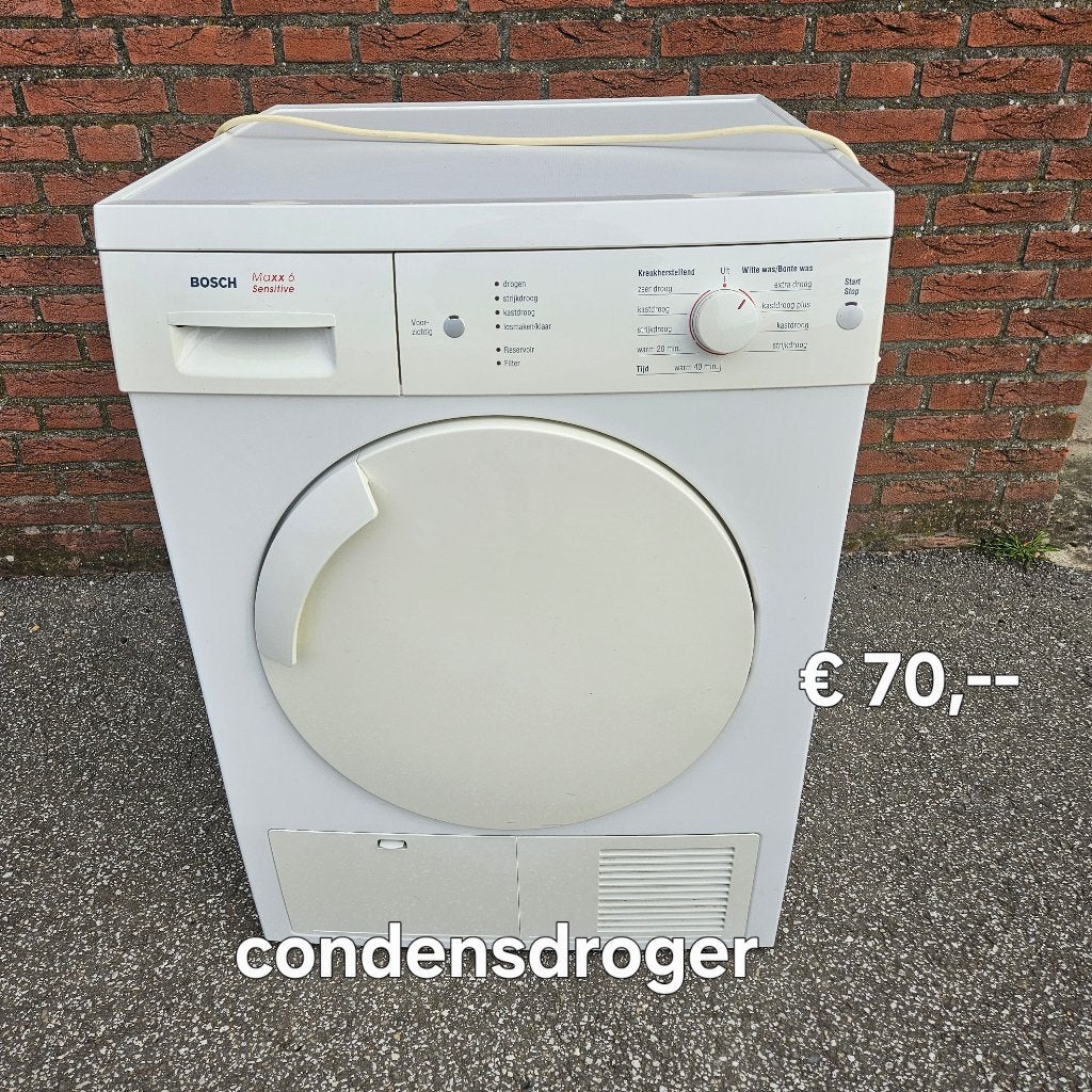 Condensdroger, Enlèvement, Utilisé, Chargeur frontal, À condensation