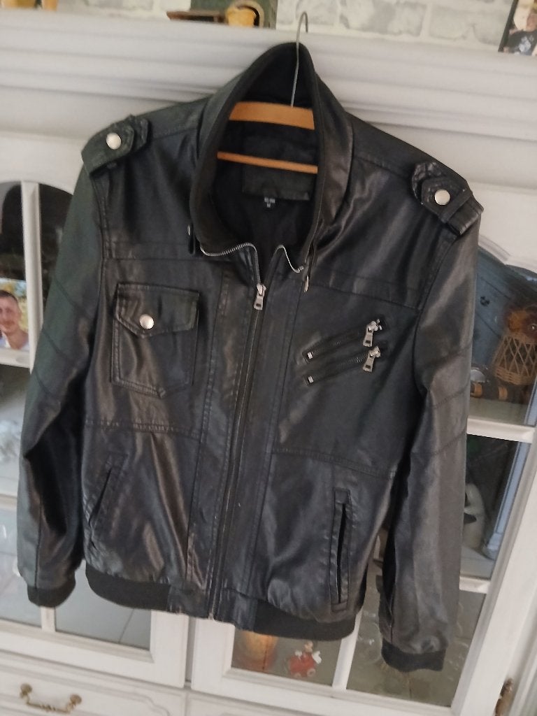 BLOUSON CUIR  HOMME, Enlèvement ou Envoi, Comme neuf