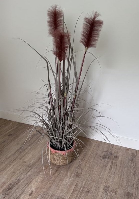Plante artificielle en plumes de 120 cm, Intérieur, Comme neuf, 120 cm, Plante artificielle