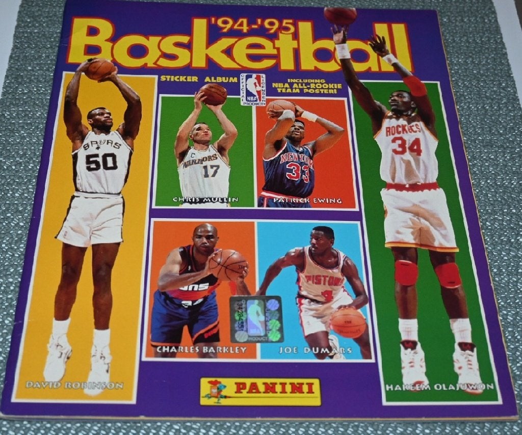 Panini Basketball ' 94 - ' 95 /  Leeg album met bestelbon ., Verzamelen, Verzenden, Zo goed als nieuw, Poster, Plaatje of Sticker