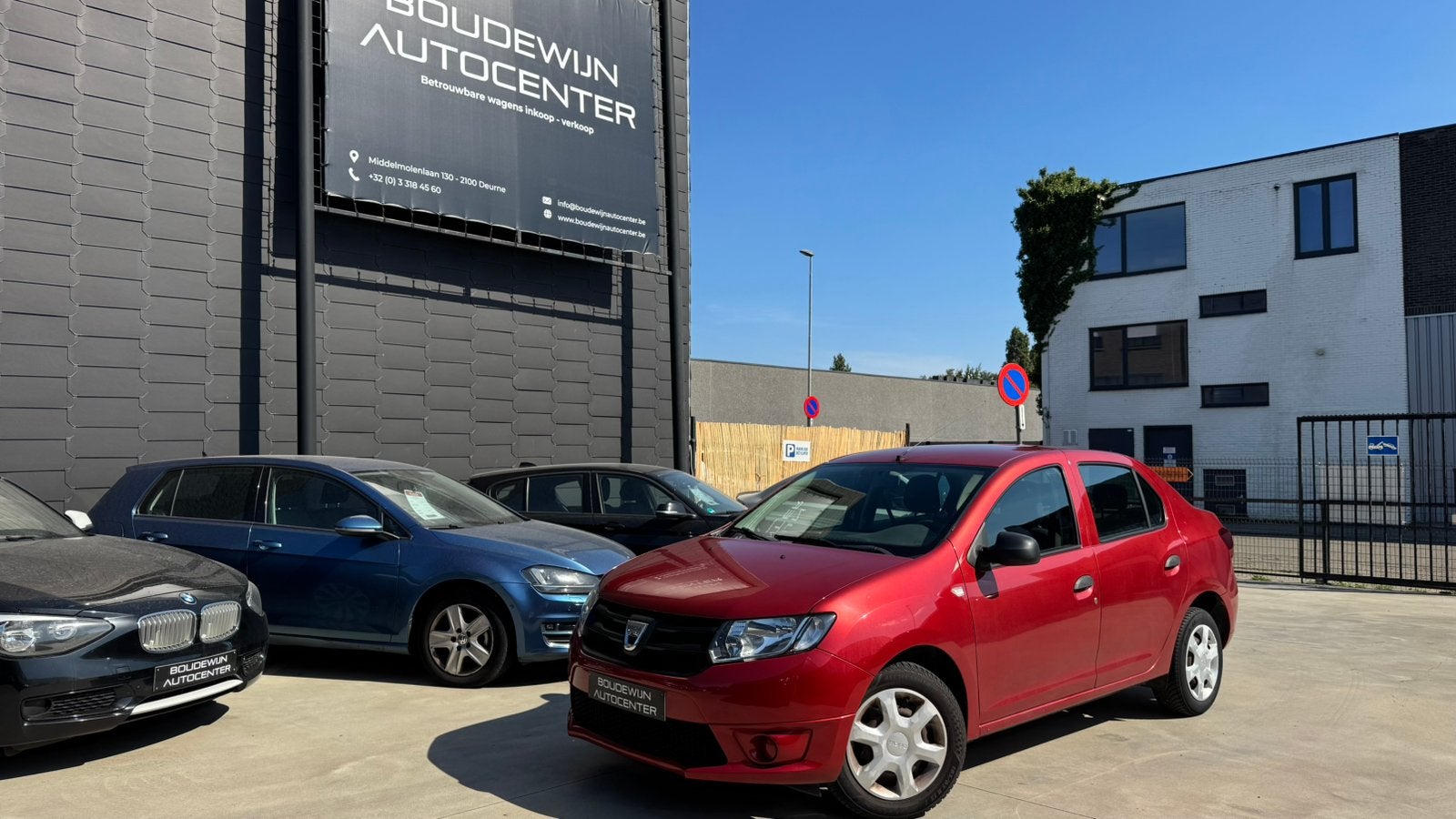 Dacia Logan 1.2Benzine 2015 150.xxxkm/Parkeersensor,Topstaat, Autos, Dacia, Rouge, Achat, Entreprise, Garantie prolongée