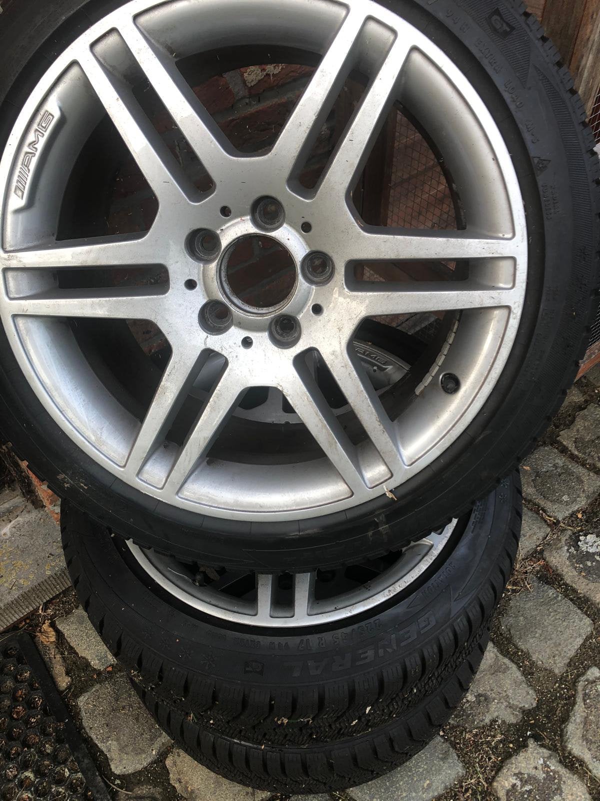 Amg velgen met banden, Auto-onderdelen, Banden en Velgen, Ophalen, Band(en)