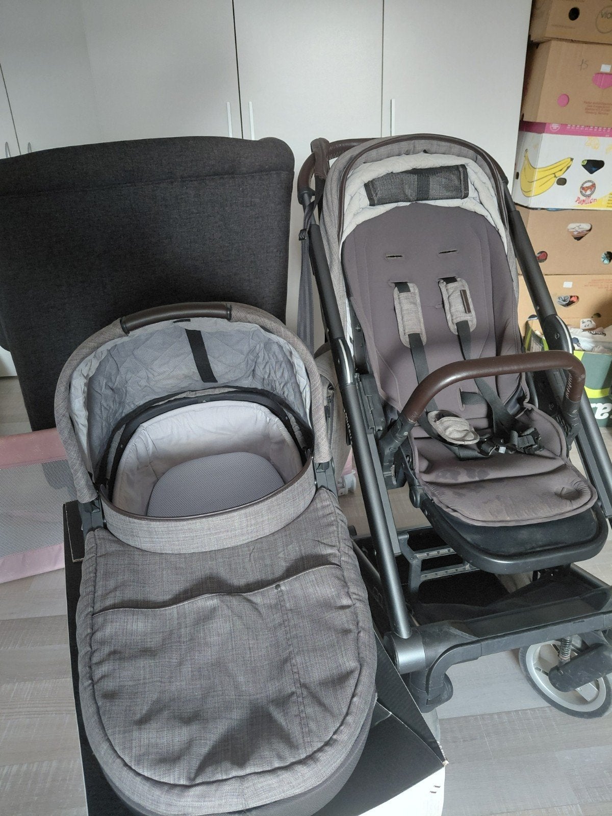 wadelwagen baby en kind mutsy igo farmer earth plus luiertas, Enfants & Bébés, Poussettes & Combinaisons, Enlèvement, Mutsy