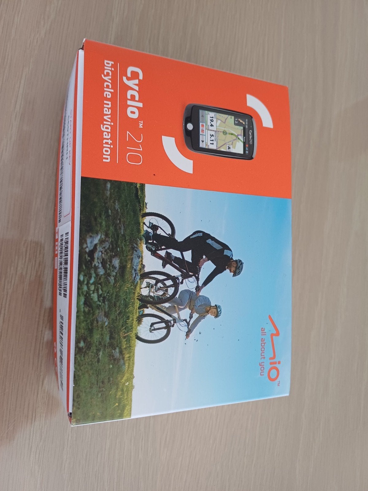 Mio Cyclo 210 Fietsnavigatie Europa. Zo goed als nieuw., Fietsen en Brommers, Fietsaccessoires | Fietscomputers, Ophalen of Verzenden