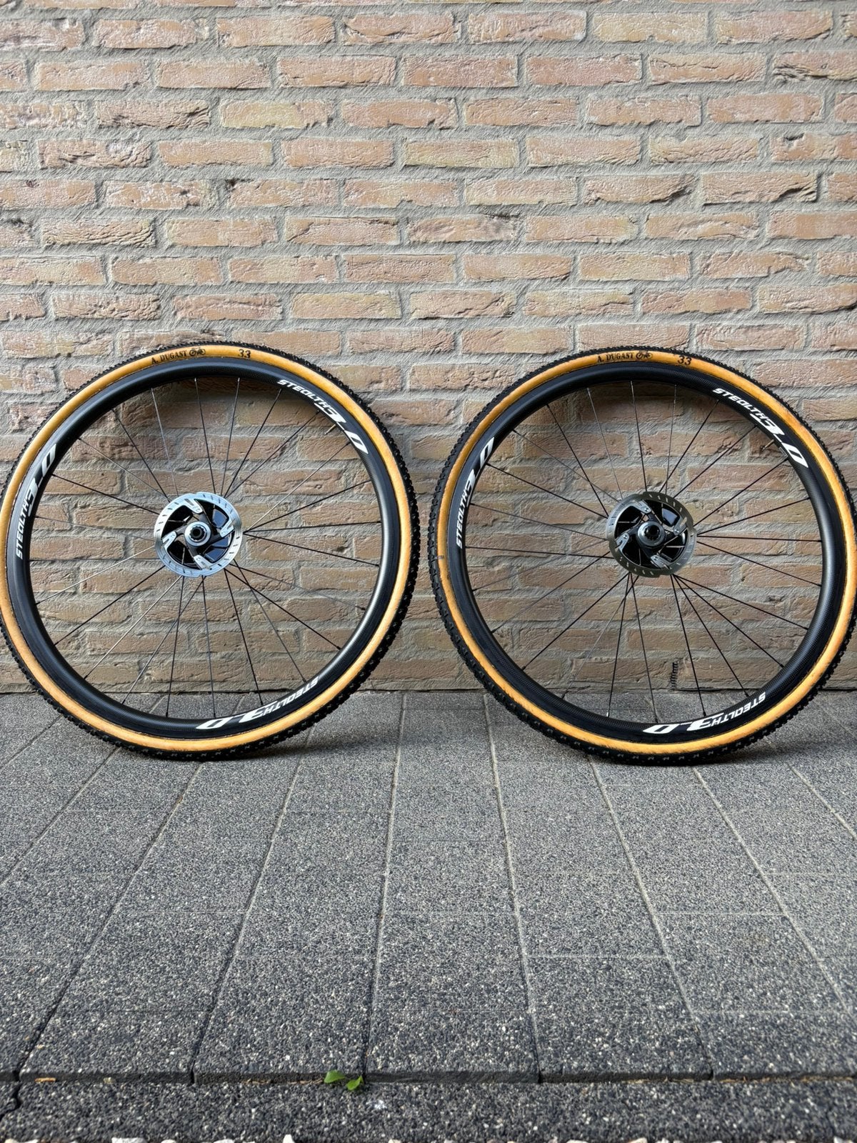 Stealth 3.0 cyclocross tube wielen, Fietsen en Brommers, Ophalen, Gebruikt, Wiel, Carbon