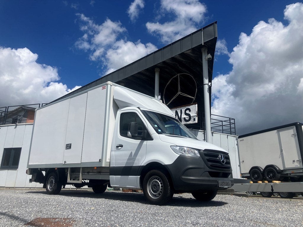 Mercedes-Benz Sprinter 315 38.750€ +BTW / Laadklep + Zijdeu, Auto's, 4 deurs, Monovolume, Zwart, Bedrijf