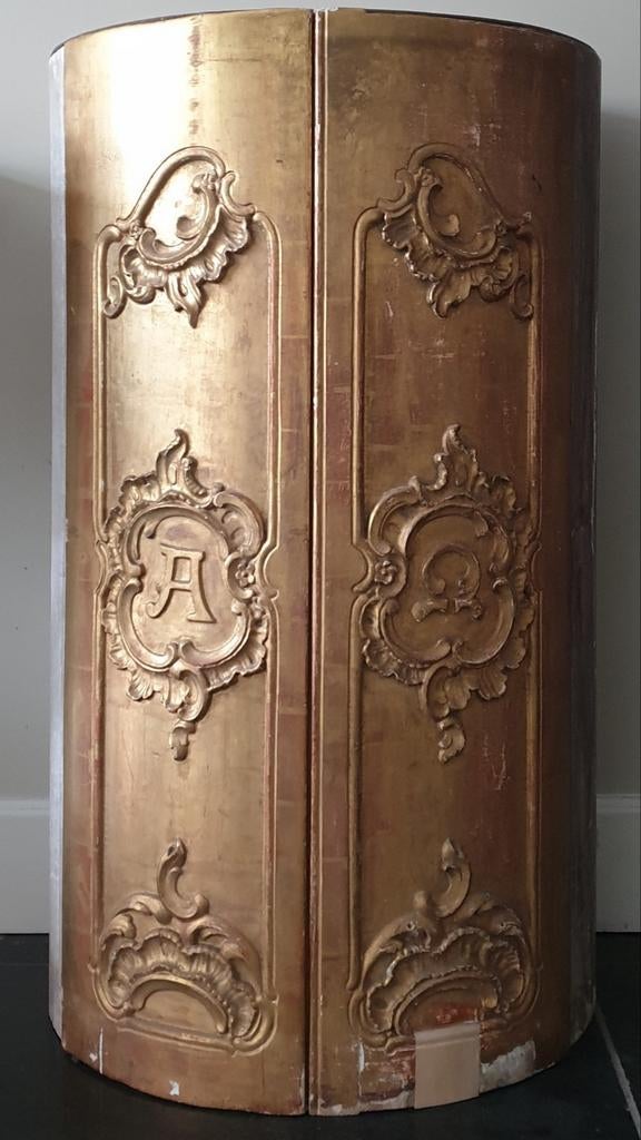 Antieke tabernakel deuren rococo, Antiek en Kunst, Antiek | Religieuze voorwerpen, Ophalen of Verzenden