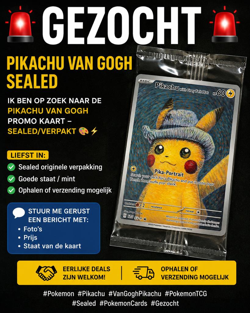 Gezocht Pikachu Van Gogh, Tickets & Billets, Musées