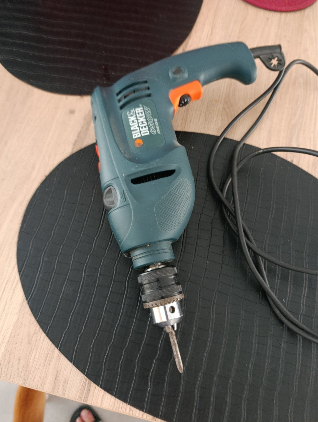 Foreuse Black et Decker, Enlèvement