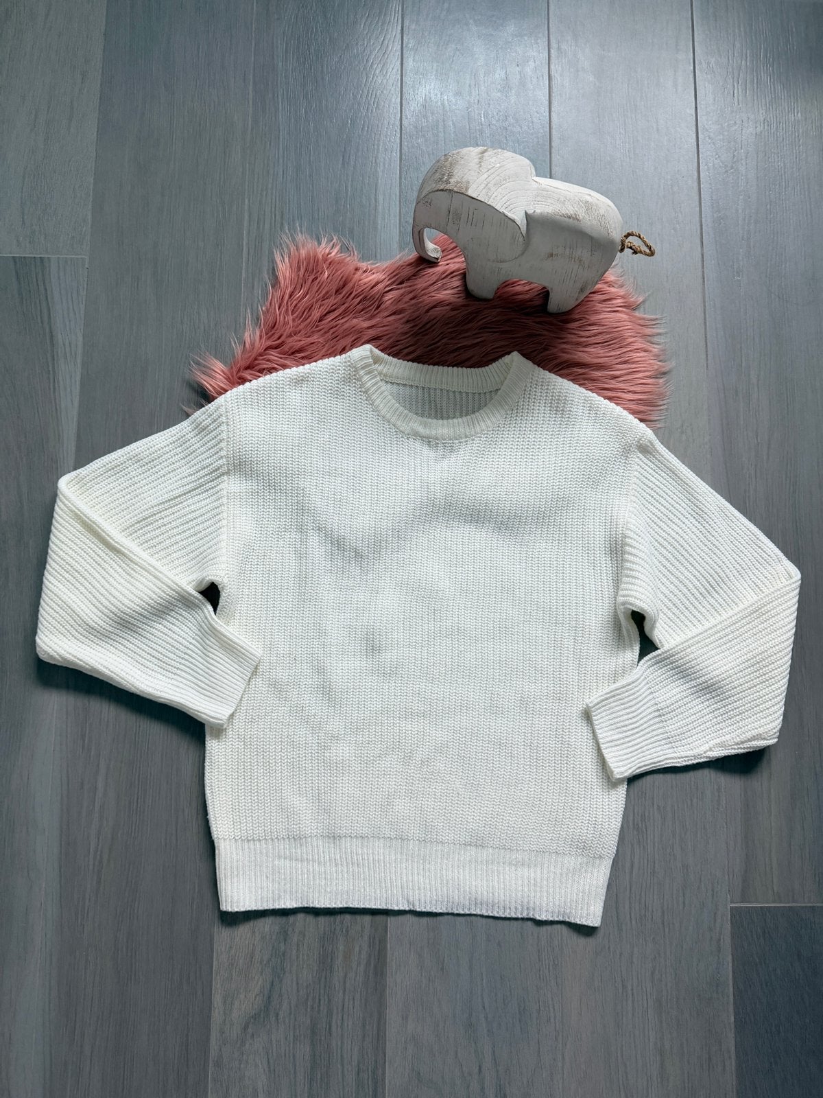 Pull de couleur crème, Enlèvement ou Envoi, Comme neuf, Taille 48/50 (M)