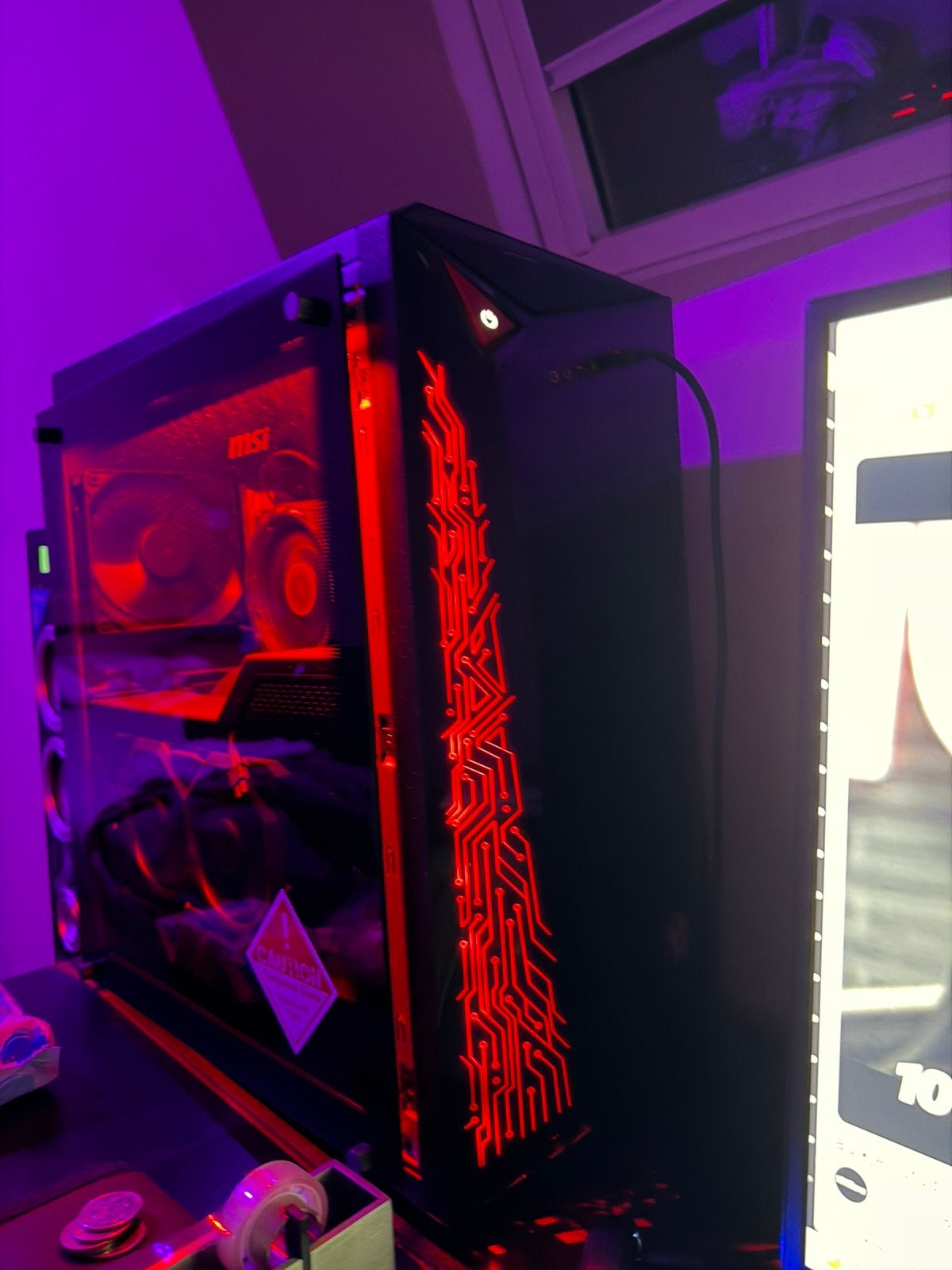 Gaming msi pc, asus tuf gaming monior, Ophalen, Zo goed als nieuw, Gaming, SSD