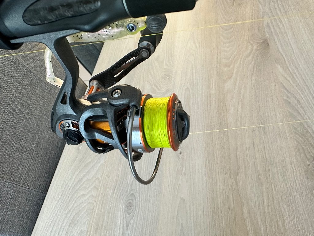 Snoekbaarshengel, Ophalen, Zo goed als nieuw, Complete set
