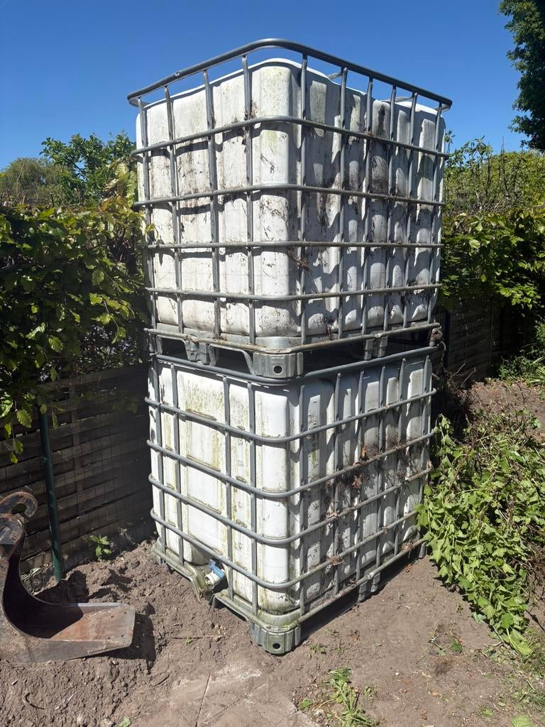 Watervat 1000 liter, Ophalen