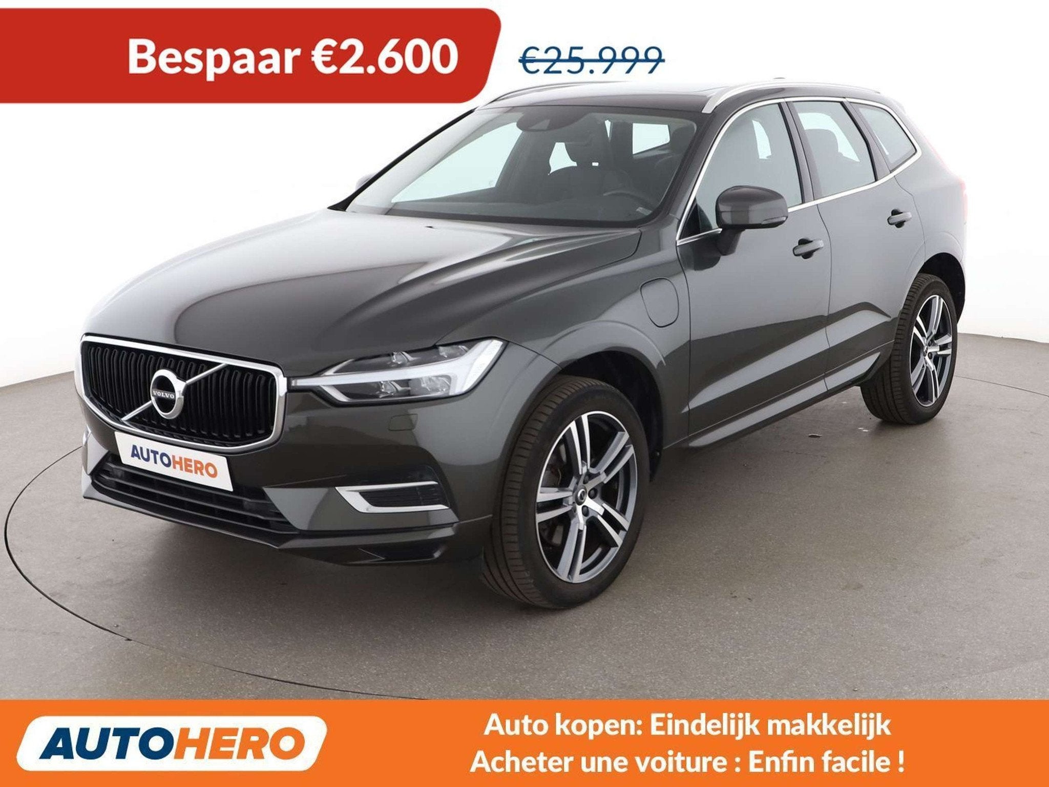 Volvo XC60 2.0 T8 Plug-in Hybrid Momentum AWD (bj 2018), Auto's, Automaat, Gebruikt, 1969 cc, 408 pk
