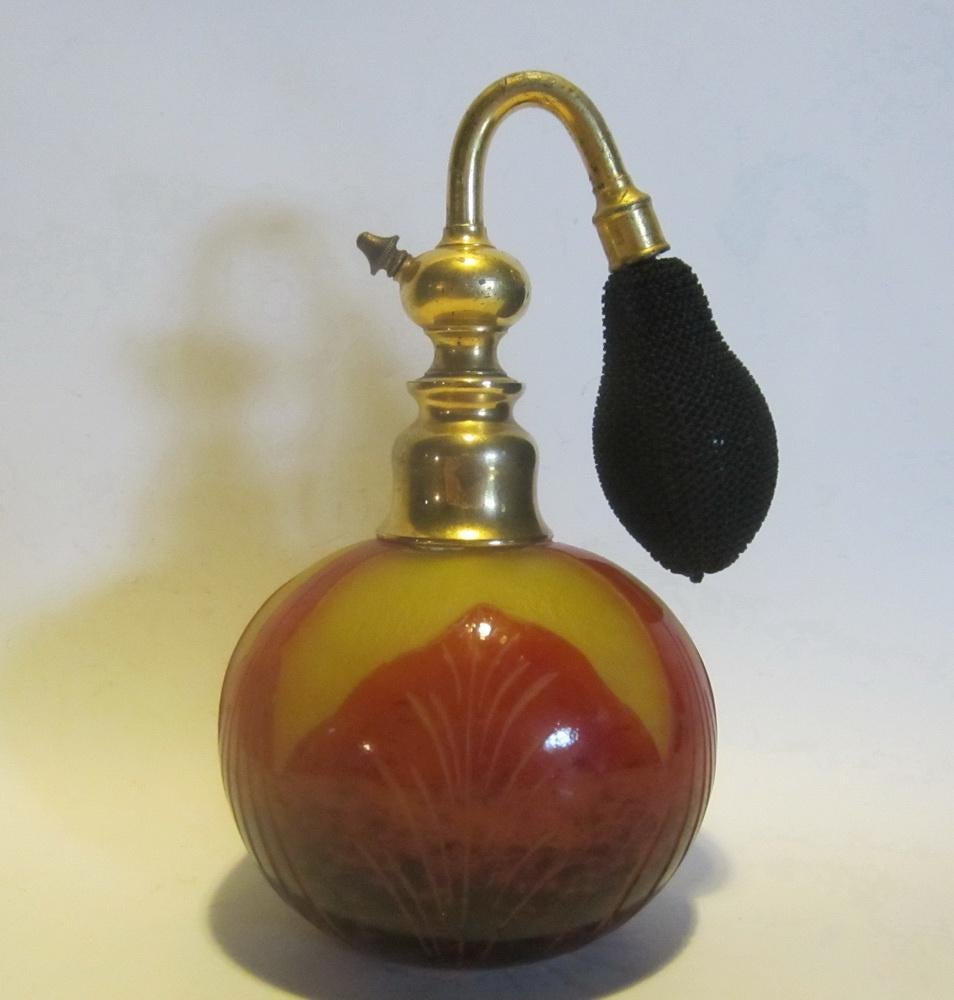 Verre camée vapo Le Verre Français/ Schneider ancien, 1920, Antiquités & Art, Antiquités | Verre & Cristal, Envoi