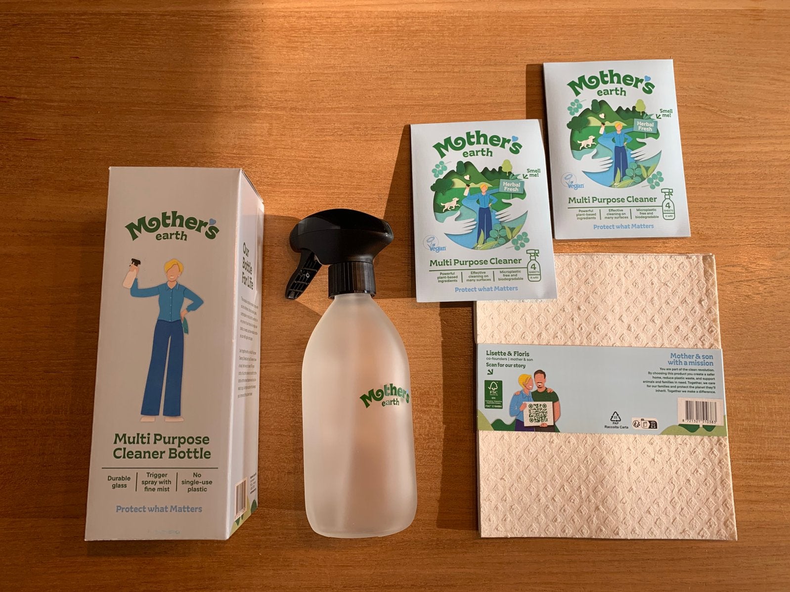 Mother’s Earth pakket, Huis en Inrichting, Schoonmaakartikelen, Ophalen, Schoonmaakmiddel