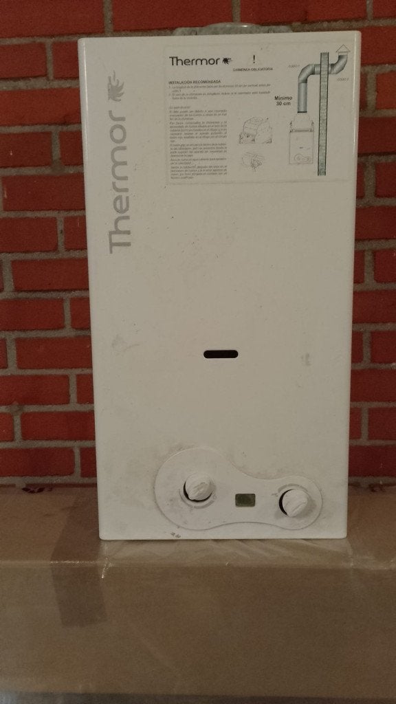 Nieuwe geiser voor aardgas, butaan en propaan, Ophalen, Geiser, Minder dan 20 liter, Propaan of Butaan