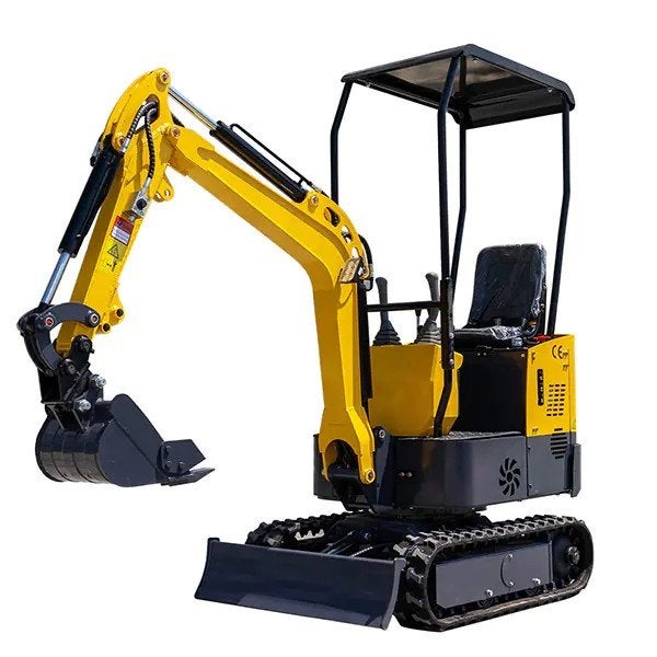 Mini pelle 1T moteur koop 192f avec différents accessoires, Articles professionnels