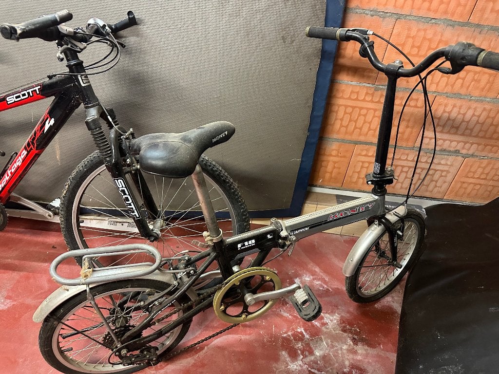 vouwfiets, Fietsen en Brommers, Fietsen | Vouwfietsen, Ophalen, Gebruikt, Velgrem, Versnellingen