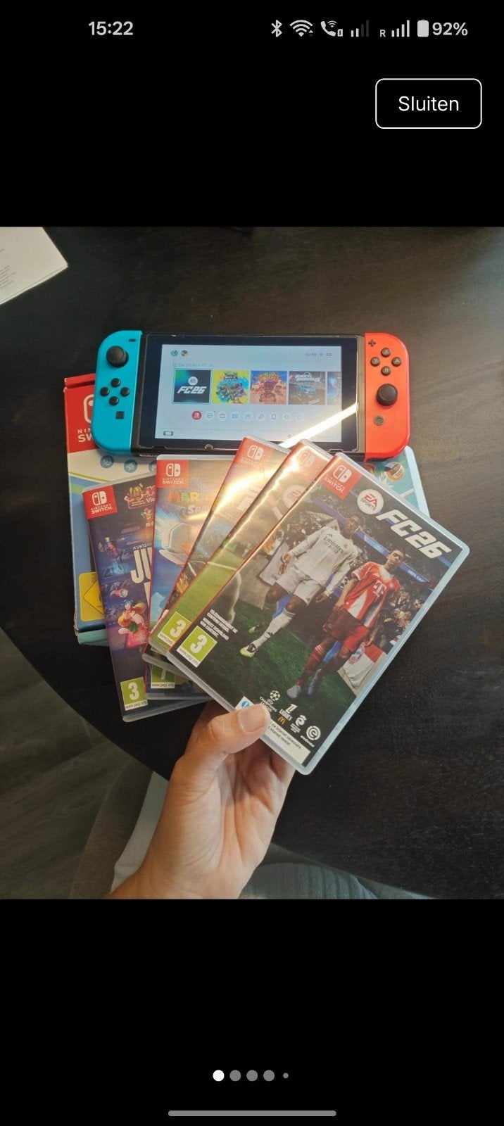Nintendo Switch sports, Enlèvement