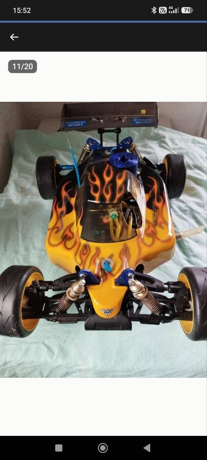 rc thermique kyosho Inferno, Hobby & Loisirs créatifs, Enlèvement, Essence