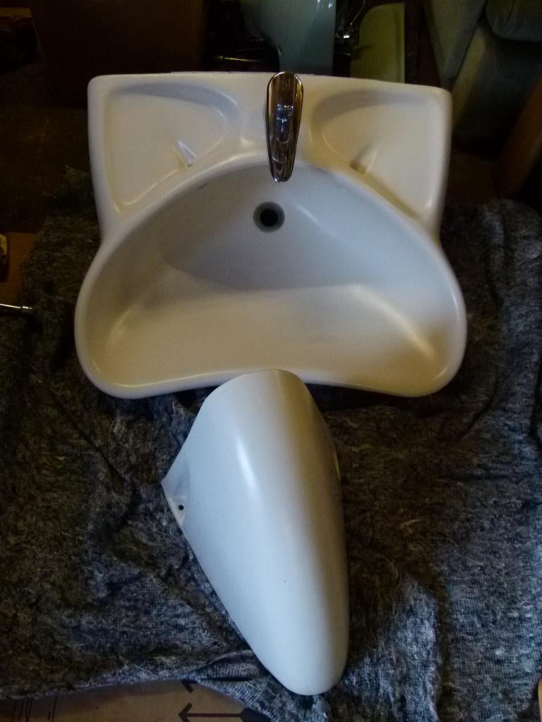 vintage Villeroy & Boch wastafel lavabo Colani  Jasmin 70er, Enlèvement, Comme neuf, Pierre, Lavabo
