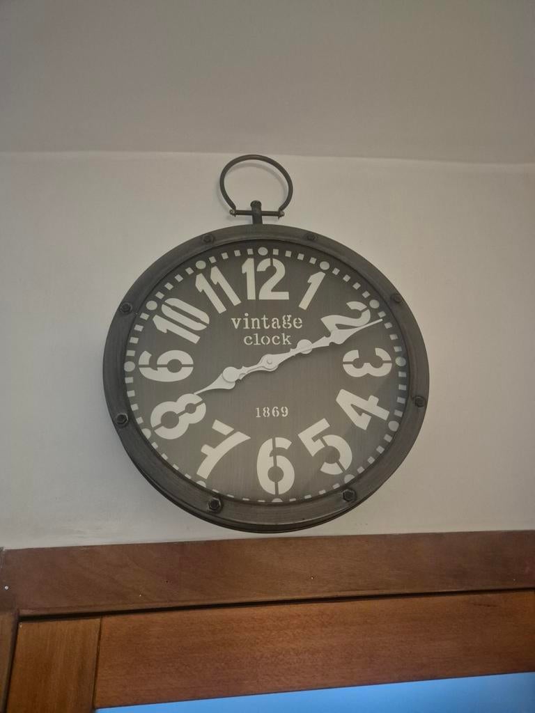 Vintage muur klok, Ophalen