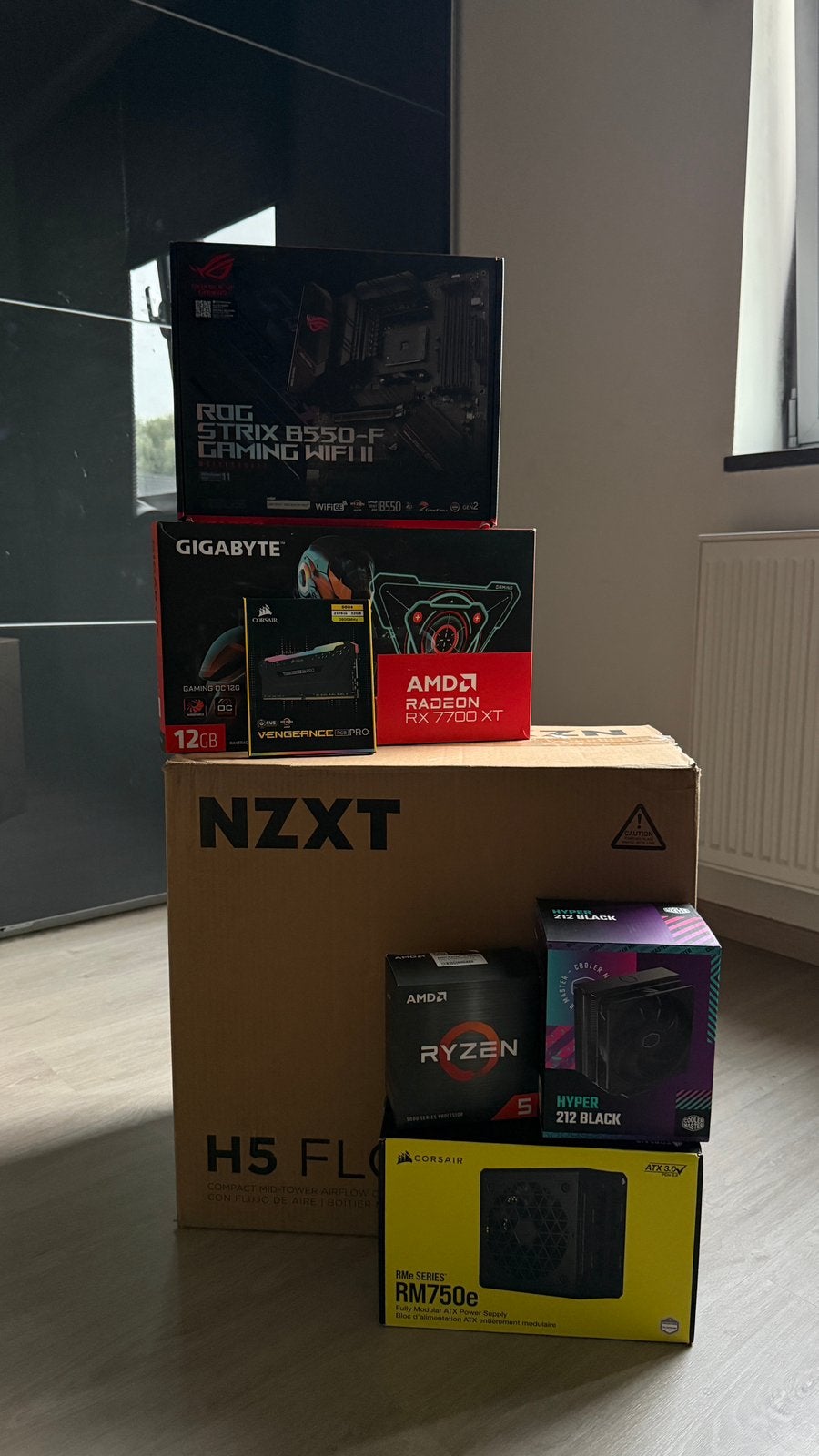 GAMING PC RX7700XT 12GB, 32 GB, Comme neuf, Enlèvement, Gaming