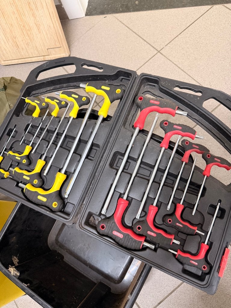 torx en inbus set in doos, Ophalen of Verzenden, Zo goed als nieuw