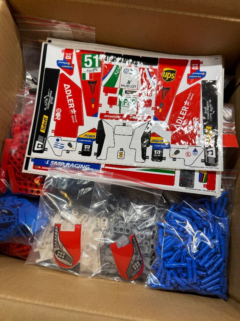 LEGO 42125 Technic Ferrari 488 GTE, Enlèvement ou Envoi, Lego, Ensemble complet, Comme neuf