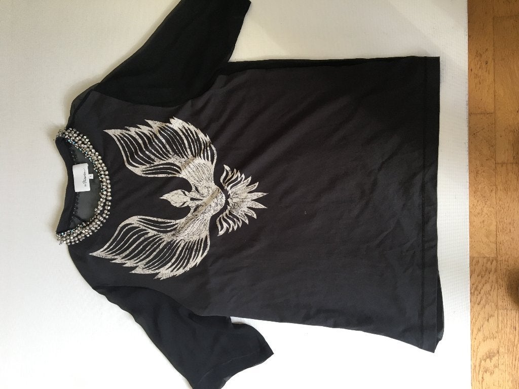 bloesje: Philip Lim, maat 38, Kleding | Dames, Maat 38/40 (M), Zwart, Ophalen of Verzenden, Zo goed als nieuw