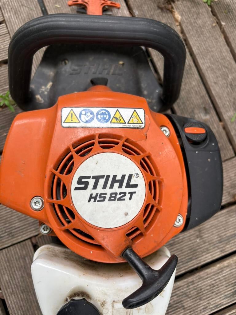 Stihl 82t, Ophalen, Gebruikt