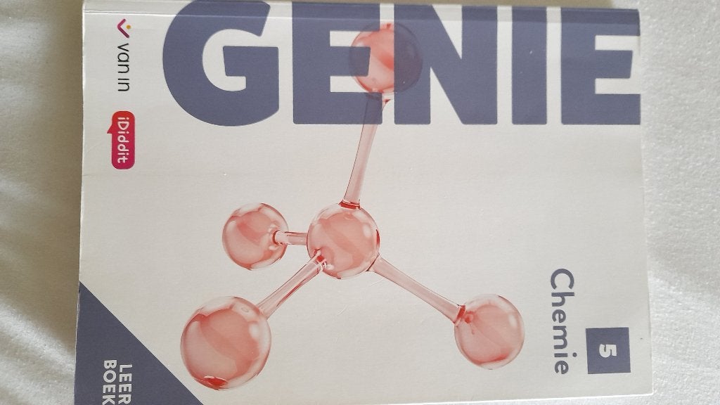 Schoolboek Genie - chemie 5, Ophalen, Zo goed als nieuw, Scheikunde