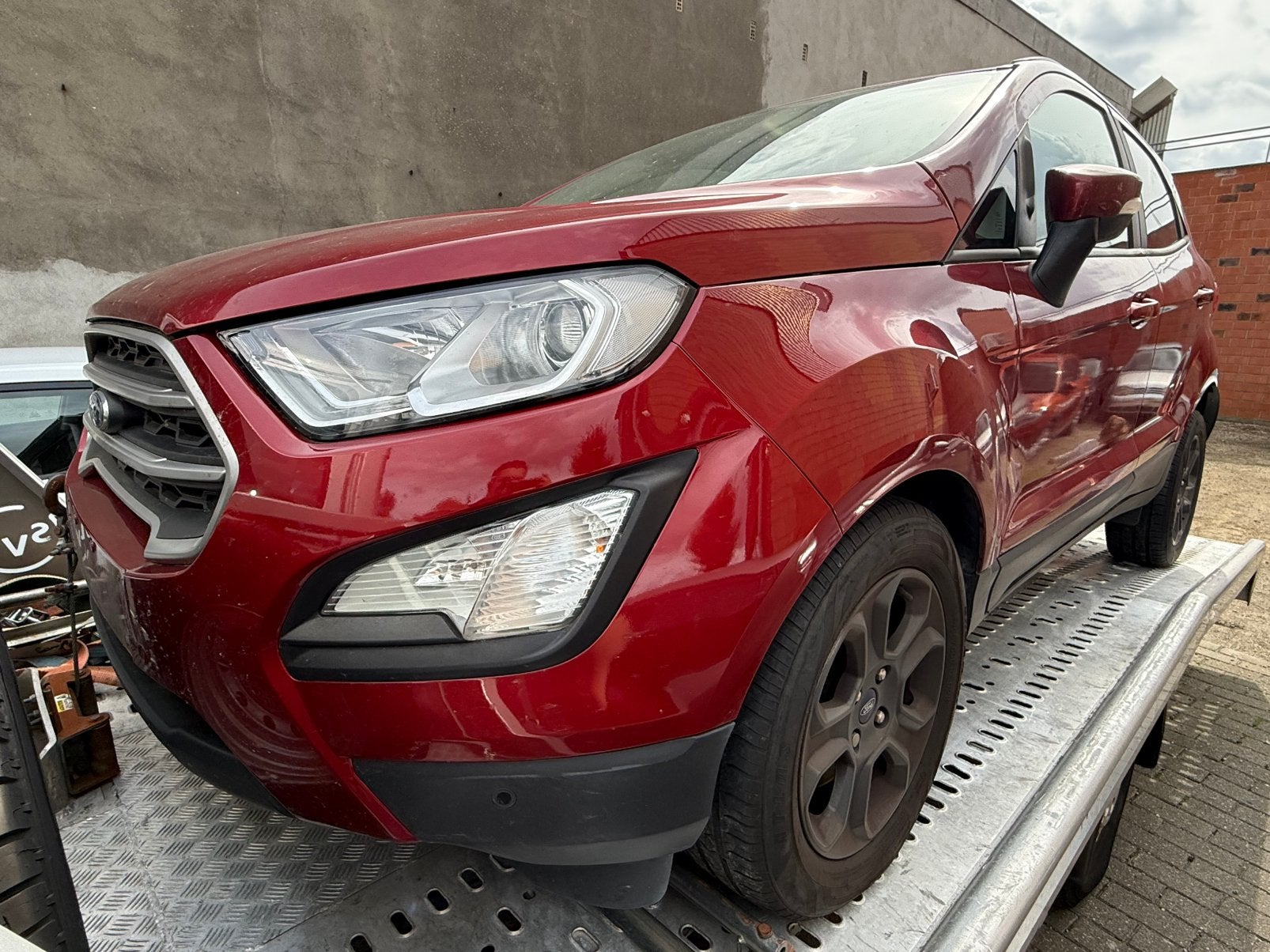 FORD ECOSPORT 1.0I 101PK️MOTEUR CASSÉ️MOTOR KAPOT️, Rouge, Achat, Euro 6, Boîte manuelle