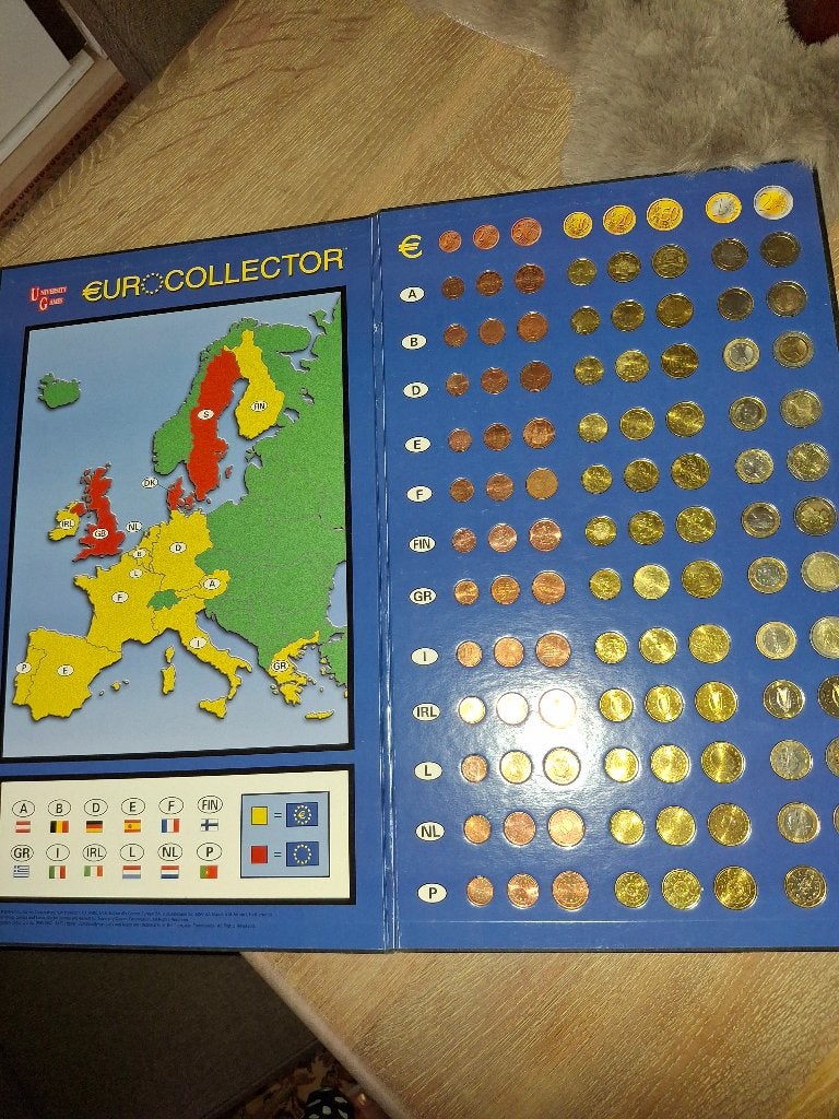 Euromunten verzameling, Ophalen