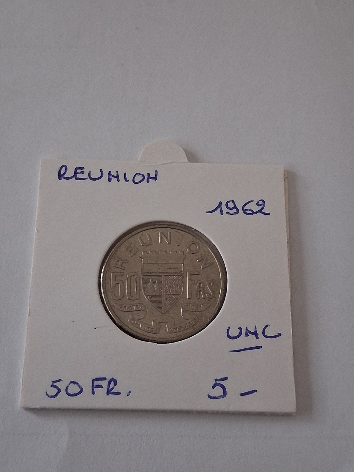Réunion 50 pour 1962 UNC. RARE, Enlèvement ou Envoi