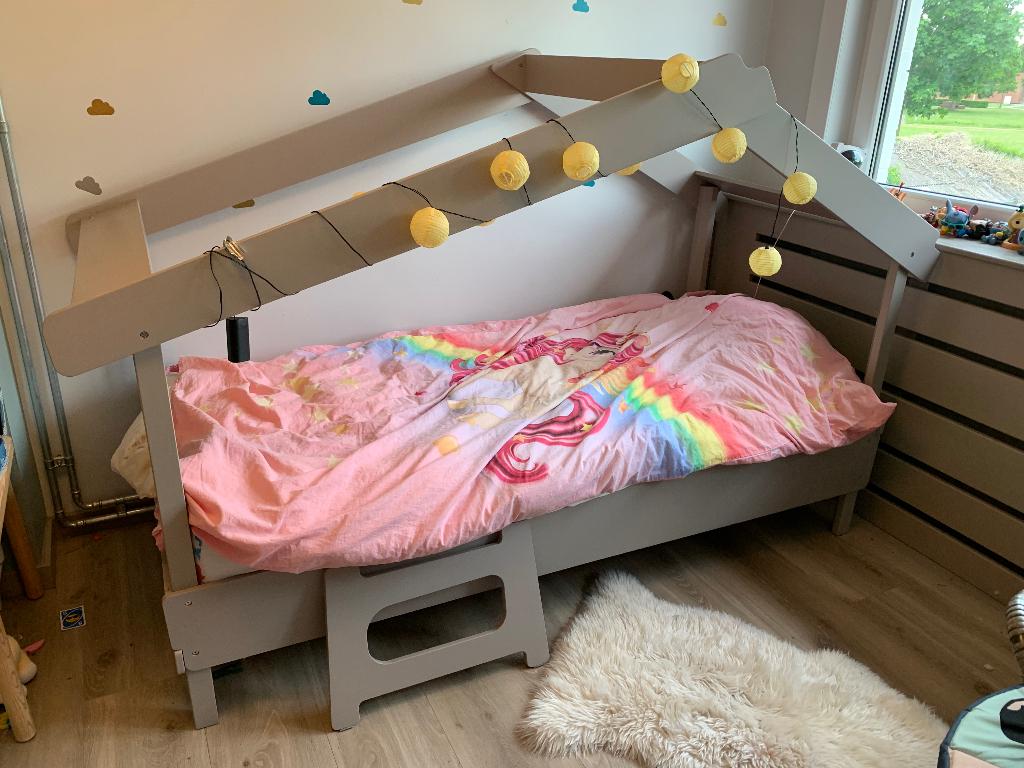 Bed, 85 tot 100 cm, Zo goed als nieuw, 180 cm of meer, Ophalen