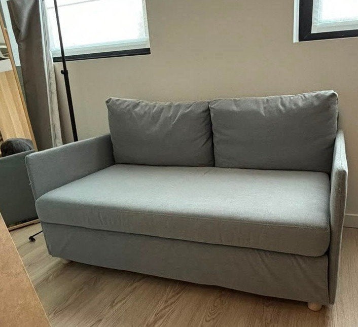 IKEA converteerbare zetel, Huis en Inrichting, Fauteuils, Ophalen, Gebruikt, Scandinave, Stof