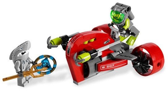 Lego 8057 Atlantis Slag bij het scheepswrak, Lego, Ophalen of Verzenden, Zo goed als nieuw, Complete set