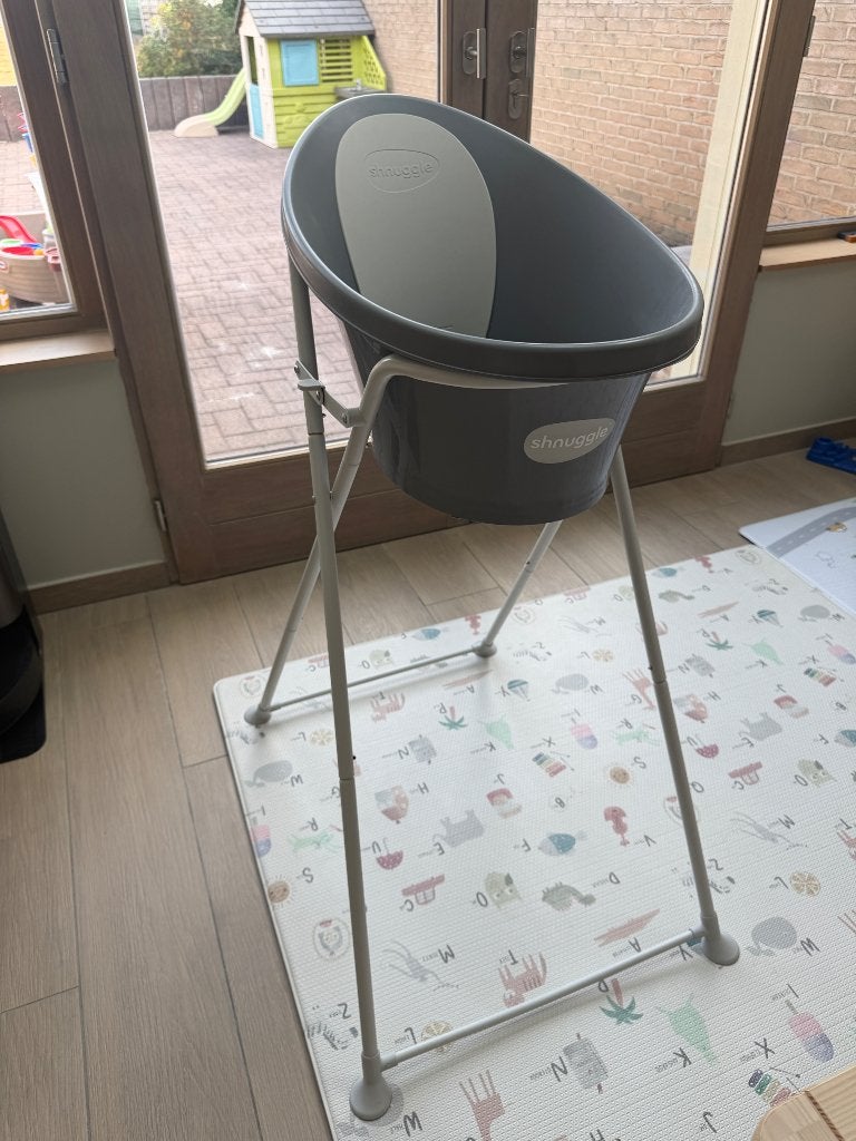 Shnuggle bad met staander, Kinderen en Baby's, Badjes en Verzorging, Ophalen, Zo goed als nieuw, Badje, Overige merken