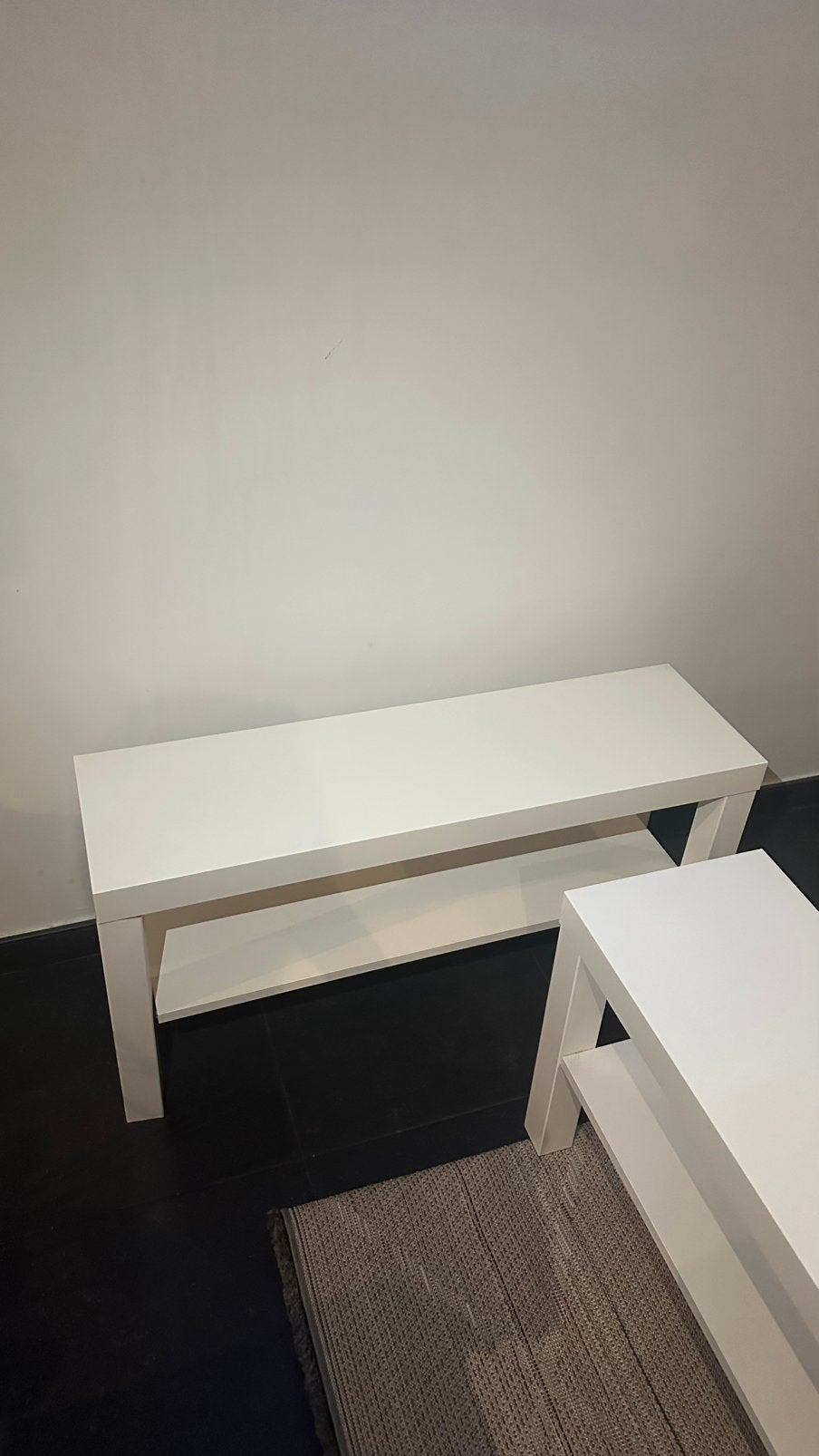 4 zwarte IKEA banken 12€/stuk, Ophalen, Zo goed als nieuw, IKEA