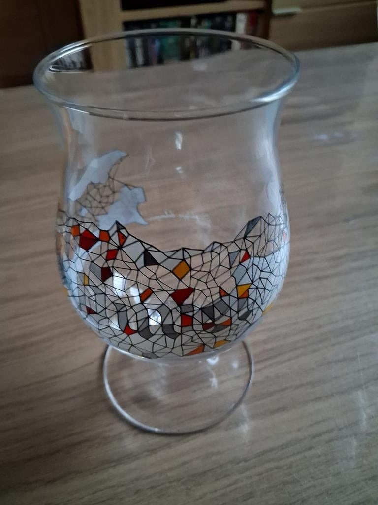Duvel glas Crystal, Ophalen of Verzenden