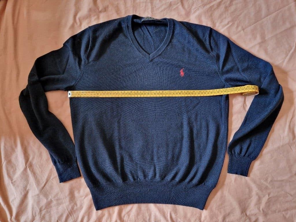 V-hals trui Ralph Lauren - maat S, Ophalen of Verzenden, Zo goed als nieuw, Maat 46 (S) of kleiner, Blauw