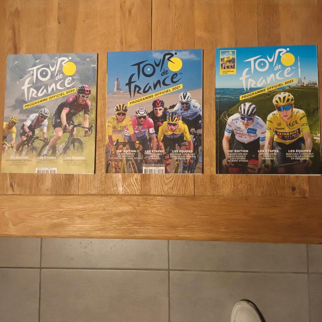 3 wielertijdschriften van de Tour de France 2020 2021 2023, Ophalen of Verzenden, Zo goed als nieuw