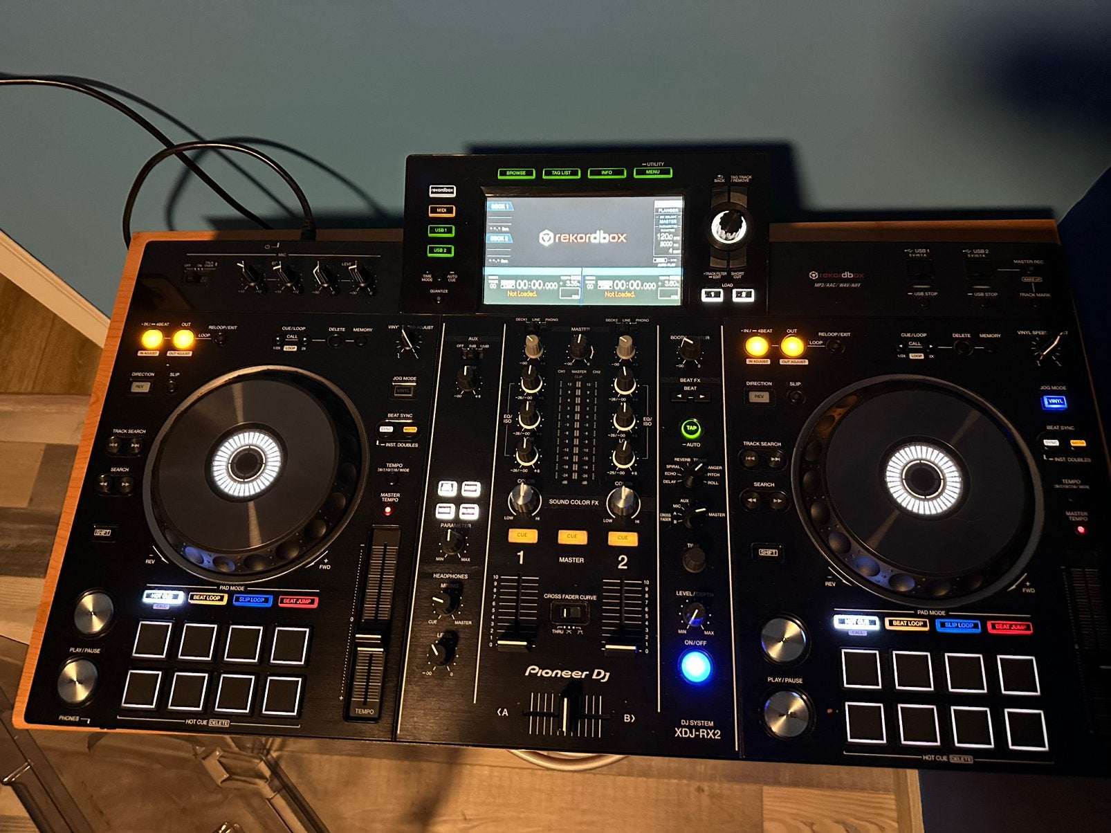 Pioneer rx2 + decksaver + sac de transport, Muziek en Instrumenten, Dj-sets en Draaitafels, Ophalen, Zo goed als nieuw, Pioneer